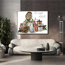Load image into Gallery viewer, Owl and Coffee - AIMDIY
