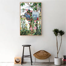 Load image into Gallery viewer, Petunia and Hummingbird Letterbox - AIMDIY