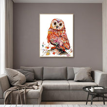 Load image into Gallery viewer, Pink Owl Joy Sunday Counted Cross Stitch - AIMDIY