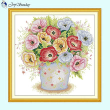 Load image into Gallery viewer, Poppies in Bloom Floral Pattern - DIY Handmade Needlework