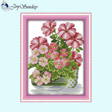 Load image into Gallery viewer, Potted Flower DIY Floral Pattern Cross Stitch Kits - AIMDIY