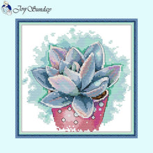 Load image into Gallery viewer, Potted Plants Joy Sunday Cross Stitch Kits DIY Kids - AIMDIY