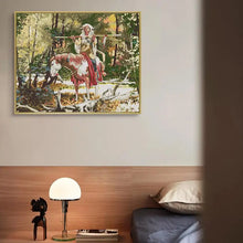 Load image into Gallery viewer, Prayer Stamped Cross Stitch DIY Character Pattern - AIMDIY