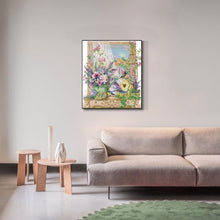 Load image into Gallery viewer, Provencal Flower Pattern Stamped Cross Stitch Kit - AIMDIY