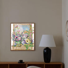 Load image into Gallery viewer, Provencal Flower Pattern Stamped Cross Stitch Kit - AIMDIY