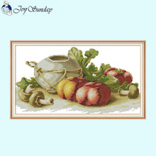 Load image into Gallery viewer, Pumpkin Pattern Series Cross Stitch Kit - AIMDIY