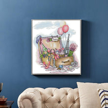 Load image into Gallery viewer, Return from a trip to France DIY Hand Cross Stitch Kit - AIMDIY