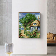 Load image into Gallery viewer, River Cottage - Joy Sunday Stamped Cross Stitch - AIMDIY