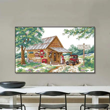 Load image into Gallery viewer, Roadside Gas Station X Stitch Patterns - AIMDIY