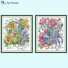 Load image into Gallery viewer, Rooster and Flowers DIY Crafts - AIMDIY