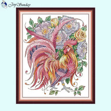 Load image into Gallery viewer, Rooster in the Roses - AIMDIY