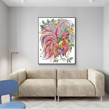 Load image into Gallery viewer, Rooster in the Roses - AIMDIY
