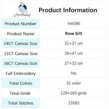 Load image into Gallery viewer, Rose Joy Sunday Floral Pattern Counted Printed - AIMDIY
