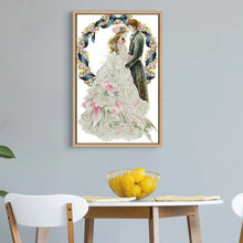 Load image into Gallery viewer, Valentine Cross Stitch Royal Wedding Couple Character Patterns - AIMDIY