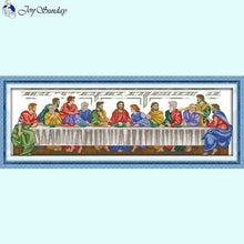 Load image into Gallery viewer, The Last Supper Religious Figures Pattern Counted Cross Stitch Supplies - AIMDIY
