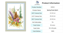 Load image into Gallery viewer, Joy Sunday Forest Elf Cross Stitch - AIMDIY