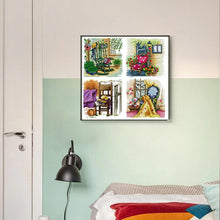 Load image into Gallery viewer, Four Seasons Chair Pattern