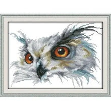 Load image into Gallery viewer, Joy Sunday Cute Owl Cross Stitch DIY Christmas gift