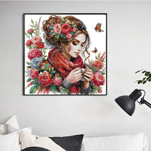 Load image into Gallery viewer, Joy Sunday Counted Cross Stitch Kit DIY Embroidery Figure Pattern