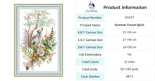 Load image into Gallery viewer, Joy Sunday Forest Elf Cross Stitch - AIMDIY
