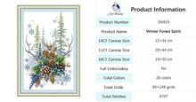 Load image into Gallery viewer, Joy Sunday Forest Elf Cross Stitch - AIMDIY
