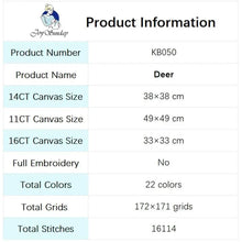 Load image into Gallery viewer, Sacred Deer Animal Cross Stitch Patterns - AIMDIY