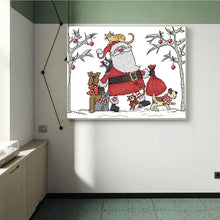 Load image into Gallery viewer, Santa Claus Cross Stitch Kits Needlework Embroidery Gifts - AIMDIY