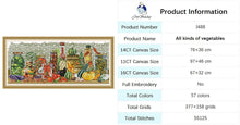 Load image into Gallery viewer, Joy Sunday Cross Stitch Kits Wine Bottle Pattern