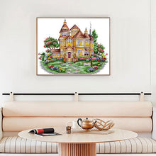 Load image into Gallery viewer, Scenery  Garden Villa Pattern    Counted Stamped  Needleworks - AIMDIY