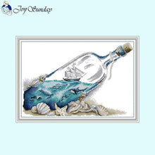 Load image into Gallery viewer, Sea in a Drifting Bottle Joy Sunday - AIMDIY