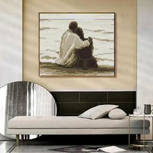 Load image into Gallery viewer, Seaside Couple Back DIY Character Stitch Kit - AIMDIY