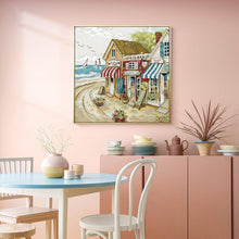 Load image into Gallery viewer, Seaside Shop Joy Sunday Cross Stitch Kit Scenery Patterns - AIMDIY