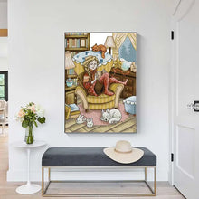 Load image into Gallery viewer, Serene Night Count Cross Stitch Kit - AIMDIY
