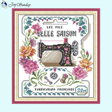 Load image into Gallery viewer, Sewing Machine Cross Stitch Kits 14ct - AIMDIY