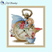 Load image into Gallery viewer, Sleeping Alice Cartoon Pattern Cross Stitch Kit - AIMDIY