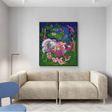 Load image into Gallery viewer, Sleeping Bunny Baby Cartoon Animal Pattern 11CT Cross Stitch Kits - AIMDIY