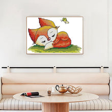 Load image into Gallery viewer, Sleeping Little Fox Cartoon Animals - AIMDIY
