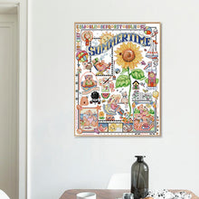 Load image into Gallery viewer, Summer Time Joy Sunday Counted Cross Stitch Kits - AIMDIY