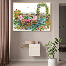 Load image into Gallery viewer, Sunny Home - Joy Sunday Cross Stitch Kit DIY Scenery Patterns - AIMDIY