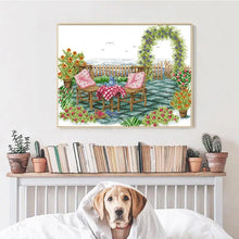 Load image into Gallery viewer, Sunny Home - Joy Sunday Cross Stitch Kit DIY Scenery Patterns - AIMDIY