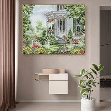 Load image into Gallery viewer, Sweet Home Scenery Pattern Cross Stitch Sewing Kit - AIMDIY