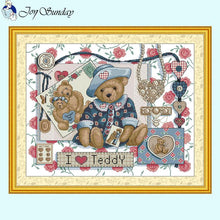 Load image into Gallery viewer, Teddy Bear Cartoon Animal Pattern - AIMDIY