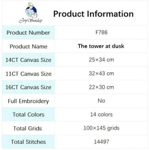 Load image into Gallery viewer, The Tower at Dusk Landscape - AIMDIY