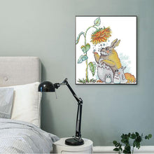 Load image into Gallery viewer, Totoro and Sunflower Cartoon Patterns Cross Stitch - AIMDIY
