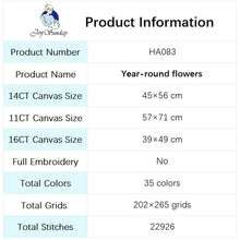 Load image into Gallery viewer, Twelve Months Floral Patterns - AIMDIY