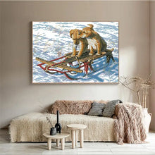 Load image into Gallery viewer, Two Puppies Animal Patterns - AIMDIY