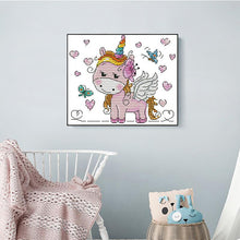 Load image into Gallery viewer, Unicorn Cross Stitch Counted DIY Kit - AIMDIY