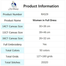 Load image into Gallery viewer, Vintage Beauty Characters Pattern Cross Stitch DIY Gifts - AIMDIY