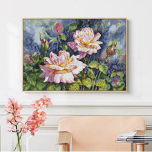 Load image into Gallery viewer, Vintage Roses Oil Painting Floral Pattern - AIMDIY
