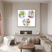 Load image into Gallery viewer, Waiting for Christmas Cartoon Animal - AIMDIY